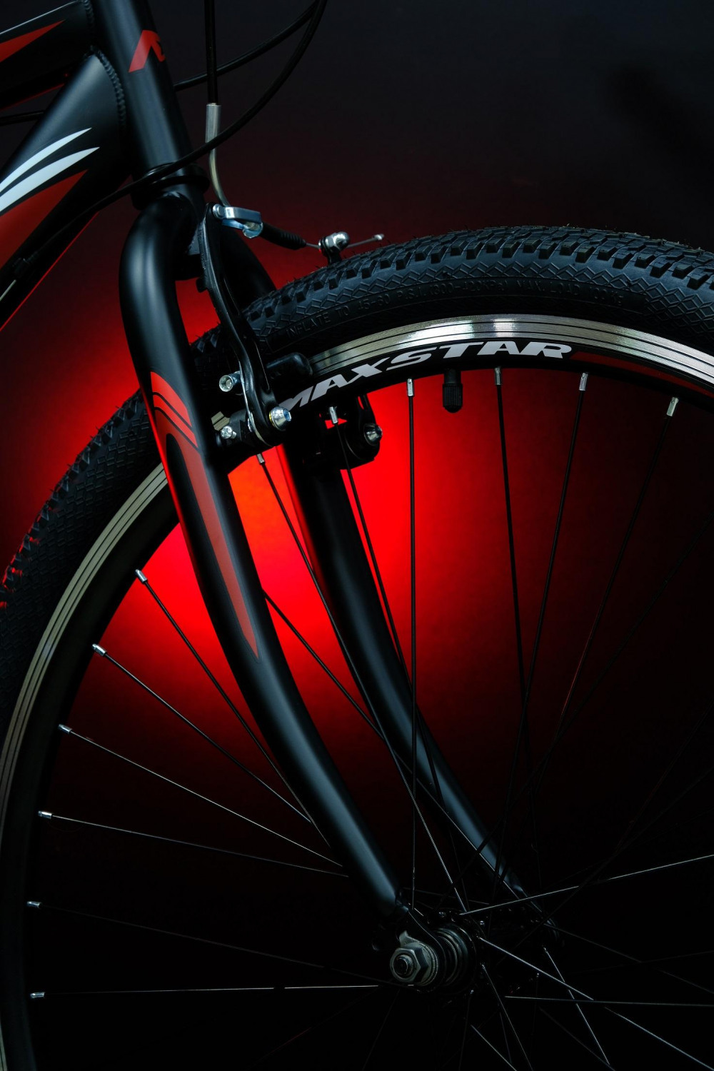 MAXSTAR Rigid 27,5 Чёрный/Красный