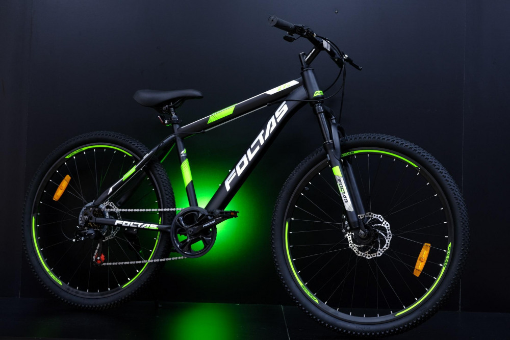 FOLTAS 27,5 - 17р Матовый Чёрный/Зелёный
